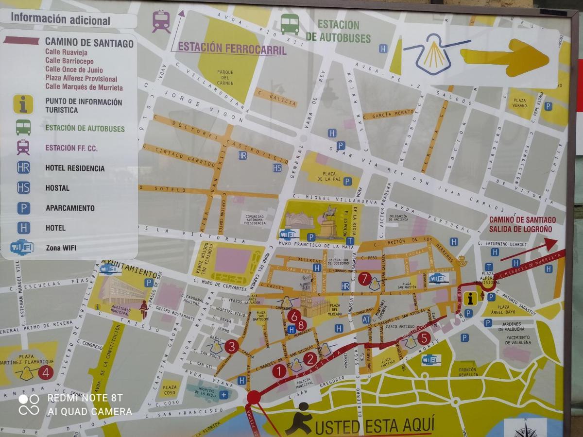 Gonzalo De Berceo 15 " Calidad-Sobrio" And " Free Private Parking " Apartment Логроньо Екстериор снимка